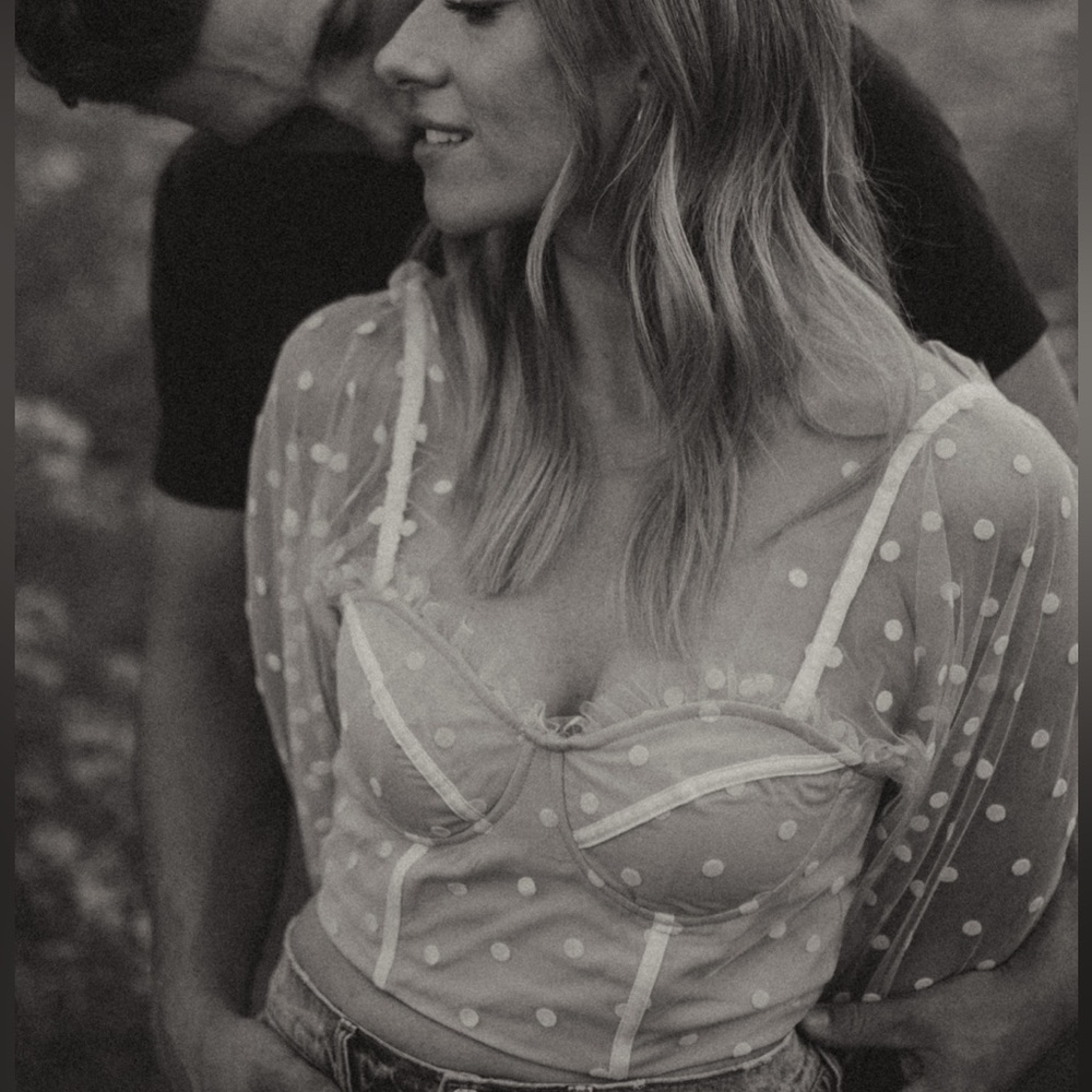 Lace corset top